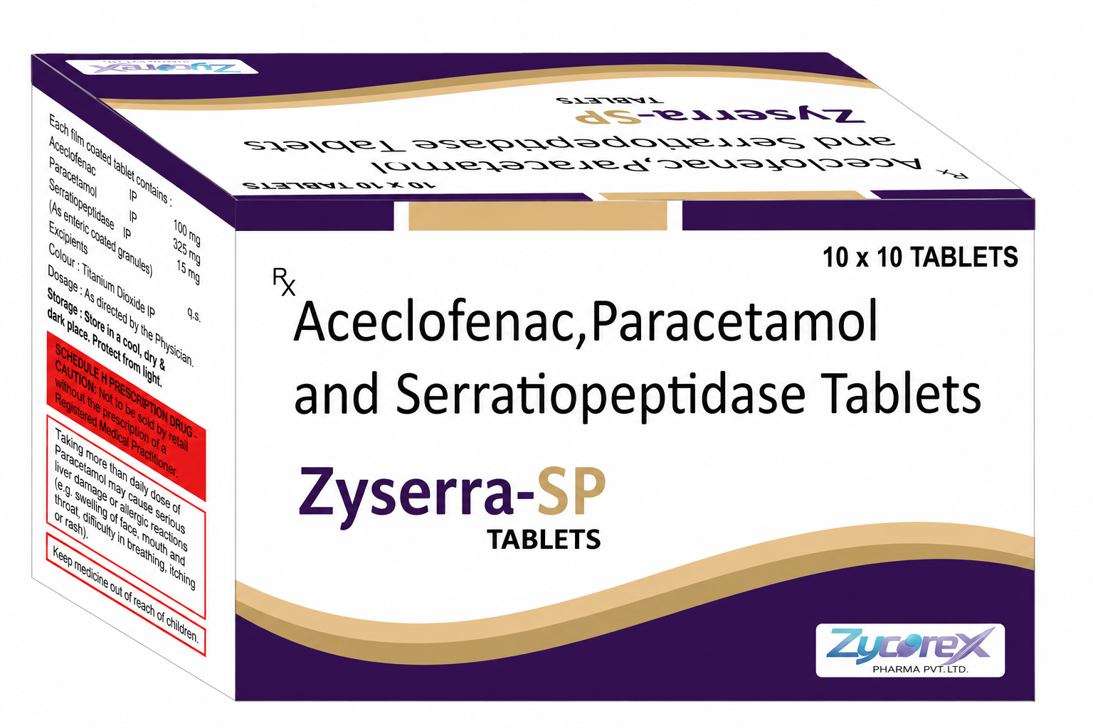 Zyserra-SP Tablet Box